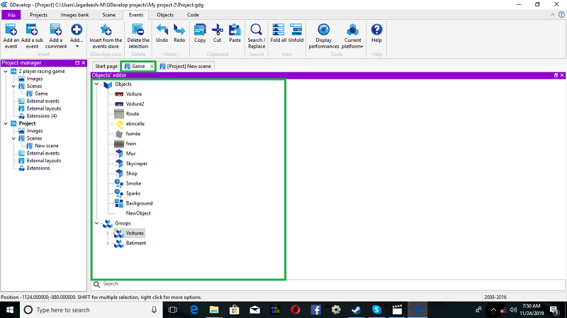City Race 3D Game Build Using gdevelop